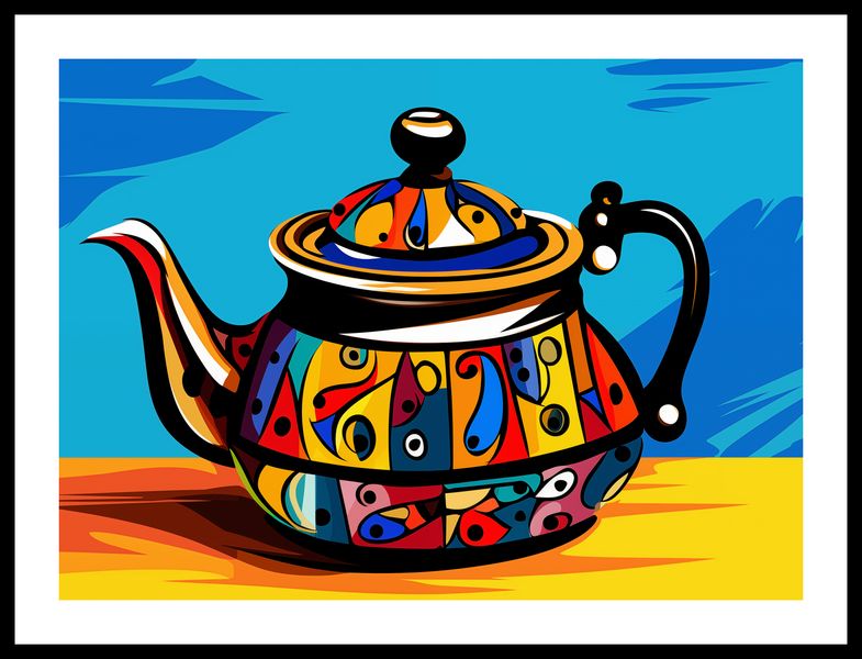 Plakat 55x40cm Może Herbatki? zdjęcie 3