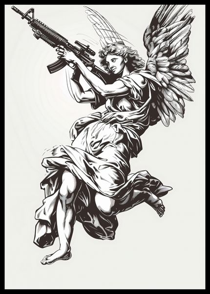 Plakat 42x59,4cm Anioł Wojny zdjęcie 2