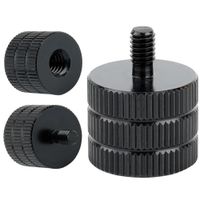 adapter 1/4" żeński na m4 męski przejściówka aluminiowa do kamer statywów