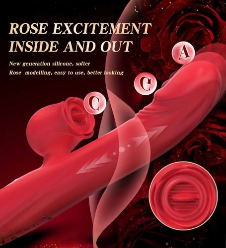 Wibrator posuwisty z różą na Arena.pl
