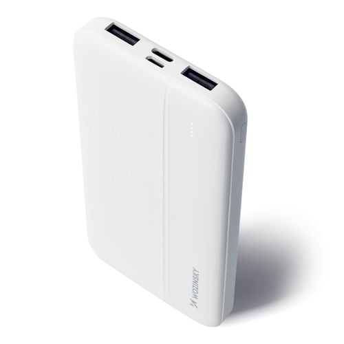 powerbank li-po 10000mah 2xusb biały na Arena.pl