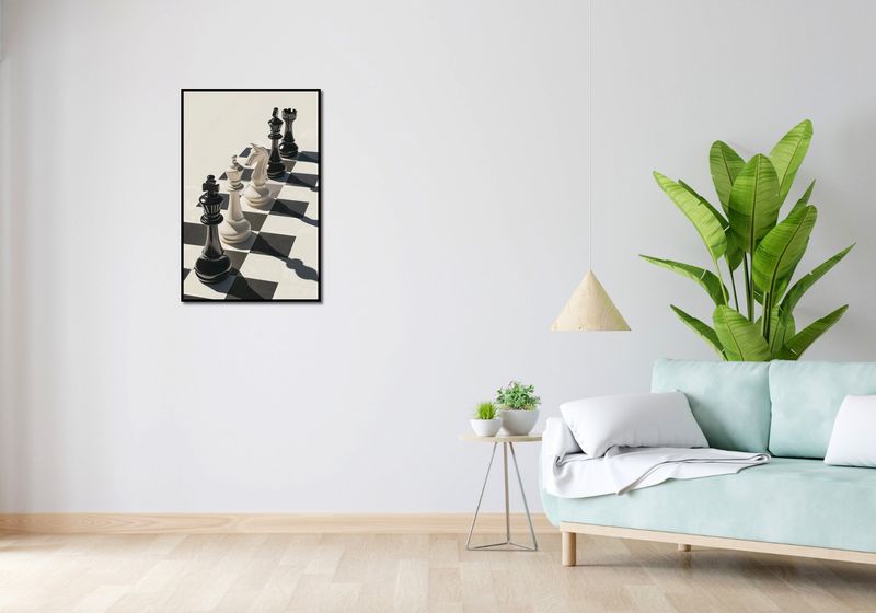 Plakat 53x81cm Szach i Mat zdjęcie 4