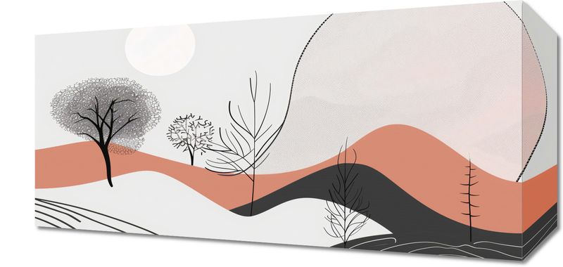 Obraz 40x20cm Półcień Widoku zdjęcie 1