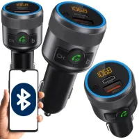 TRANSMITER FM BLUETOOTH USB TYP C QC 3.0 + PD BASS