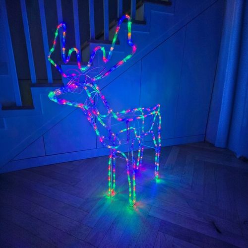 Renifer LED Świąteczny Świecący Figurka Na Zewnątrz XL Duży 85 Kolorowy na Arena.pl
