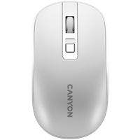 canyon mysz bezprzewodowa mw-18 akumulator perłowa biała