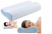 Poduszka Ortopedyczna Do Spania Na Boku I Brzuchu Profilowana Pianka Memory