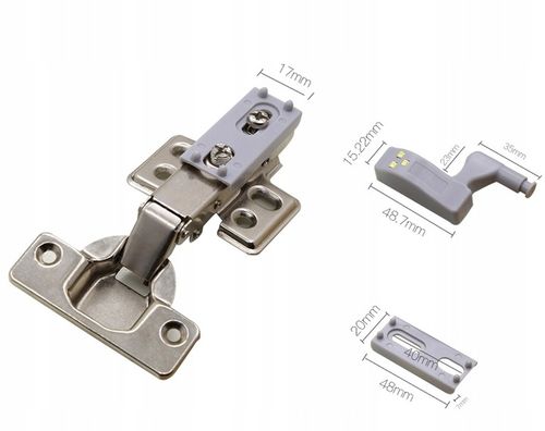 Zestaw 10x Lampka do szafki ZAWIAS DRZWI 3x LED NW na Arena.pl