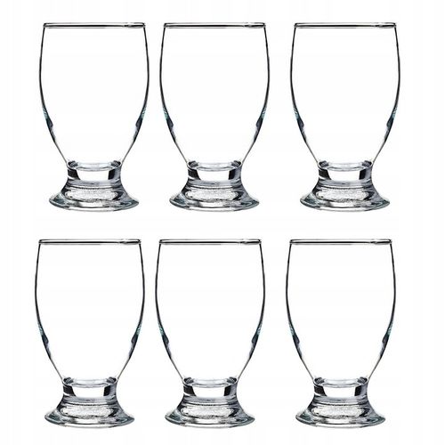 Zestaw szklanek CAPRI 300ml komplet 6 sztuk na wodę napoje desery na Arena.pl