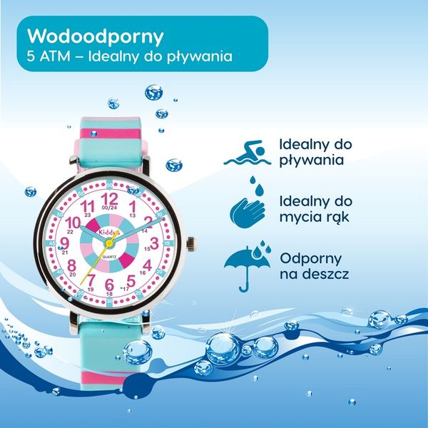 Kiddus Time Teacher Pink & Turquoise zdjęcie 4