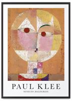 Plakat Paul Klee portret Senecio 40x50 cm w czarnej ramie