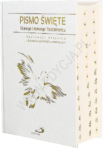 Biblia Edycja Świętego Pawła duża twarda index biała na Arena.pl