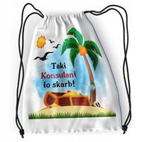 Plecak Sportowy Szkolny Dla Konsultanta Worek Z Nadrukiem Ze Zdjęciem