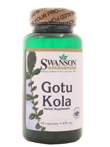 Gotu Kola 435mg - Swanson - 60 kapsułek na Arena.pl
