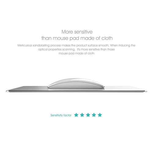 PODKŁADKA TECH-PROTECT ALUPAD MOUSE PAD SILVER na Arena.pl