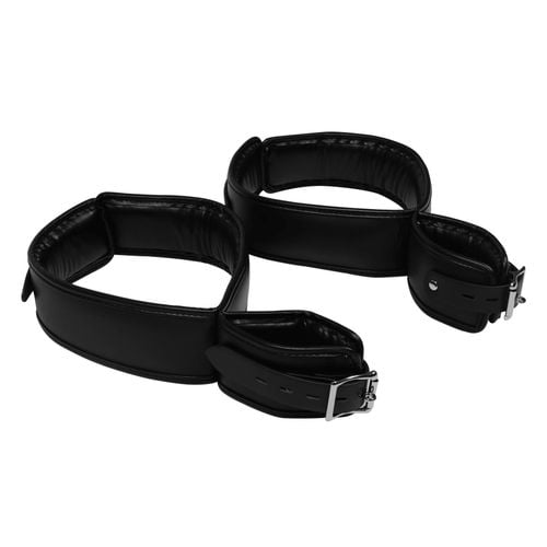 hand and thigh cuffs set   black na Arena.pl