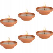 bispol - znicz ceramiczny otwarty c004 - 6 szt.