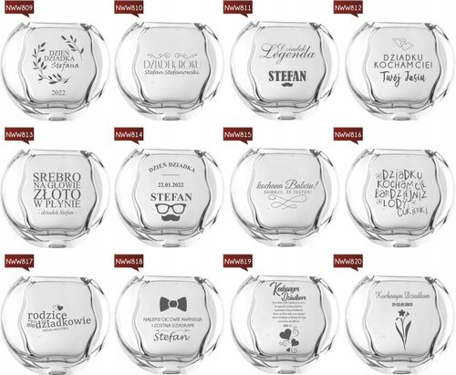 Wazon z grawerem PREZENT dla pracownika emeryta na Arena.pl