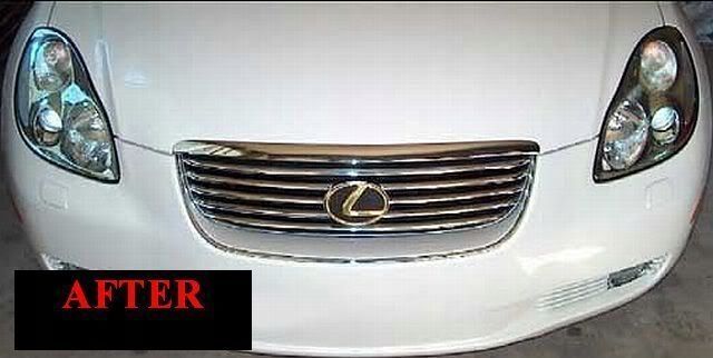 2002-2005 LEXUS SC430 SC 430 - LIstwy chrom grill chromowane na atra zdjęcie 3