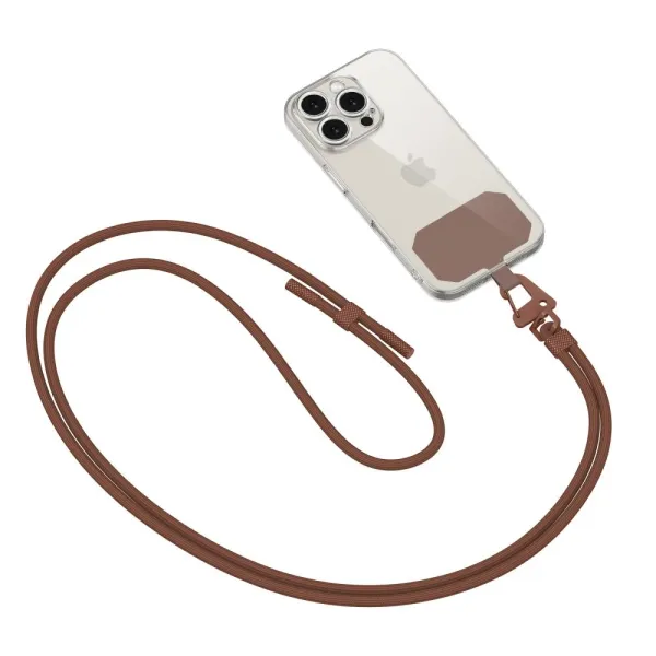Smycz Tech-Protect C5S Rope Crossbody Strap - brązowa zdjęcie 1