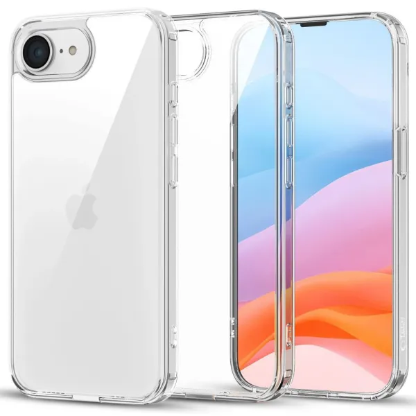 Etui Tech-Protect FlexAir Hybrid na iPhone 16e - przezroczyste zdjęcie 1