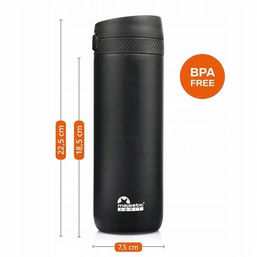 KUBEK TERMICZNY TERMOS NA KAWĘ HERBATĘ MAJESTIC SPORT NORD 600 ML na Arena.pl