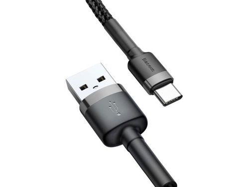 Baseus Kabel Cafule USB-C 3A 50cm grey black na Arena.pl