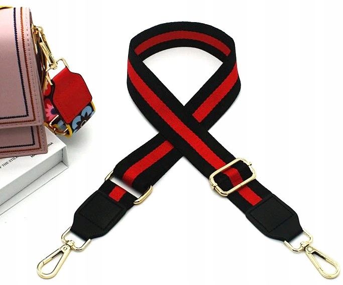 Szeroki Pasek regulowany do torby torebki długi  PAS_HH zdjęcie 3