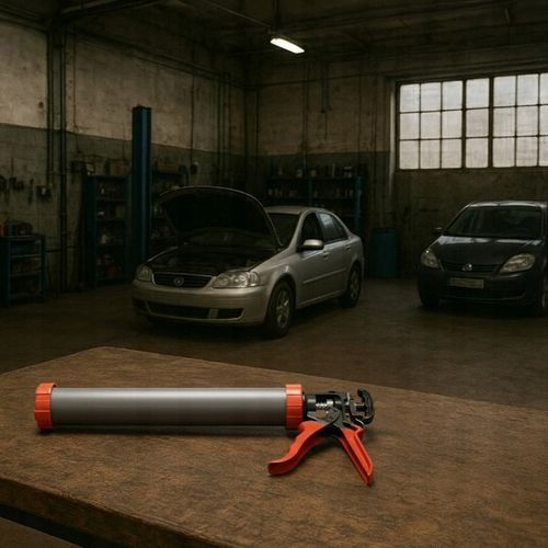 PISTOLET do mas WYCISKACZ do silikonu uszczelniaczy klejów tubowy na Arena.pl