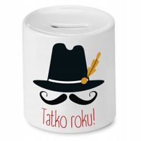 Skarbonka Dla Taty Tata Roku! Prezent Z Nadrukiem Ze Zdjęciem