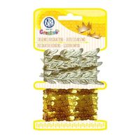 TASIEMKI DEKORACYJNE ZŁOTE CESARSTWO 6156