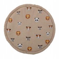 Bloomingville MIKO Okrągła Mata do Zabawy dla Dzieci 100 cm / Brązowa