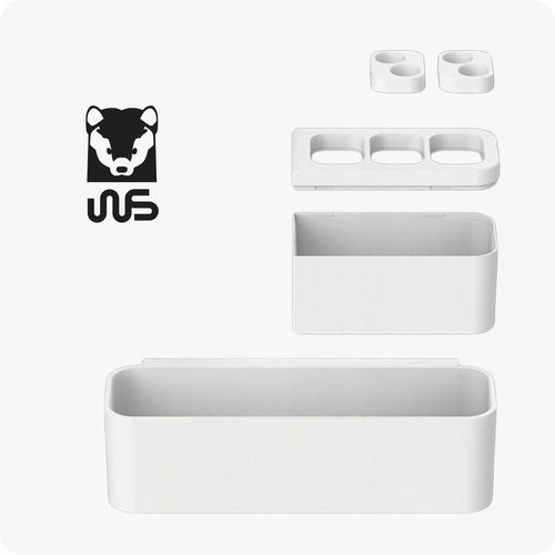 Uchwyt na szczoteczki do zębów Wieszak Organizer łazienkowy Kubek Pojemnik na Arena.pl