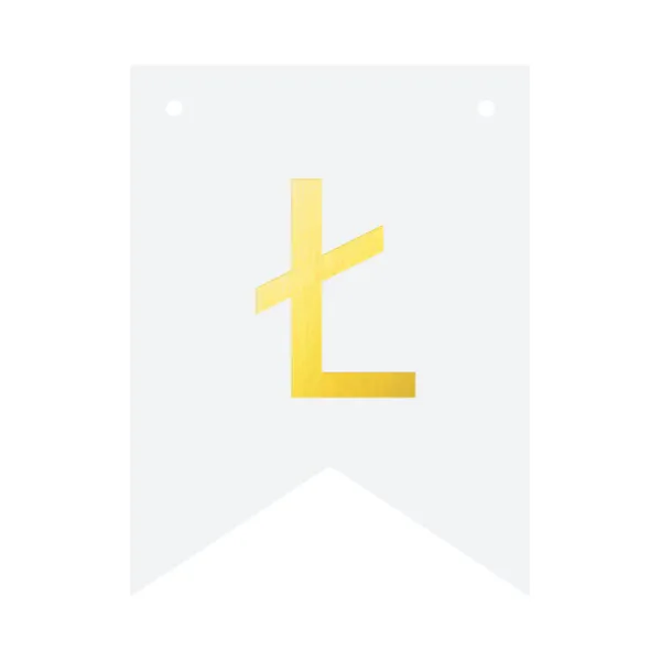 Baner DIY 16 cm - literka Ł zdjęcie 7