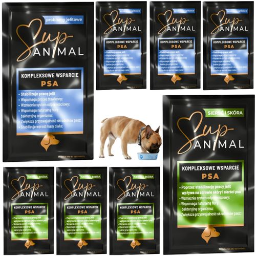 POSTBIOTYK DLA PSA MAŚLAN SupANIMAL ZDROWA SKÓRA SIERŚĆ JELITA DODATEK KARM na Arena.pl