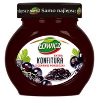 Łowicz Konfitura extra z czarnej porzeczki  240 g