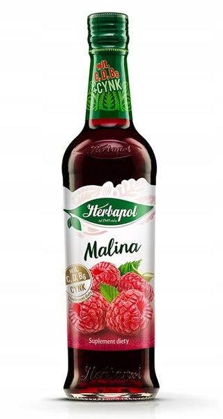 Herbapol zestaw syrop imbir & malina + herbata zdjęcie 3