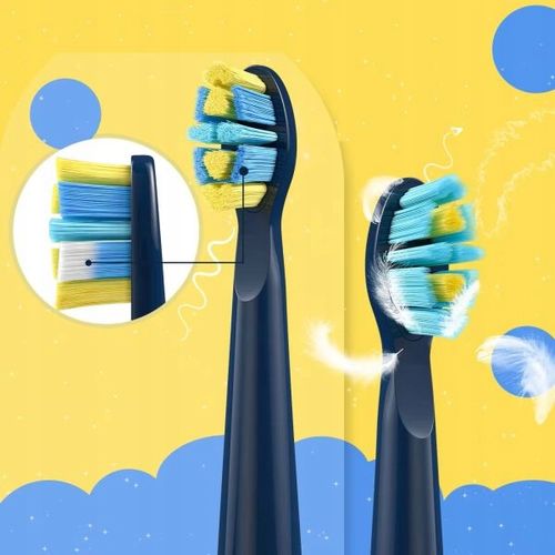 Szczoteczka soniczna dla dzieci 3-12 lat niebieska SEAGO SG-2303 USB-C na Arena.pl