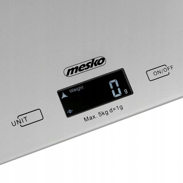 Waga Kuchenna Elektroniczna Mesko Ms3145 Lcd zdjęcie 6