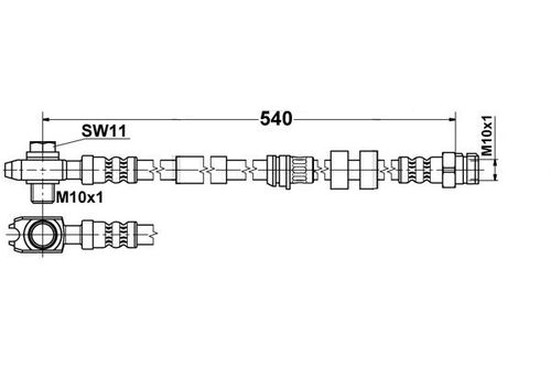 Seat Toledo 4 Zestaw Przewodów Hamulcowych Elastycznych Gumowych na Arena.pl