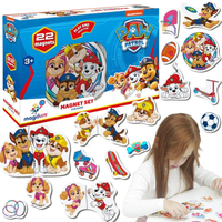 Zestaw Magnesów Psi Patrol Paw Patrol Kolorowe Układanka Dla Dzieci