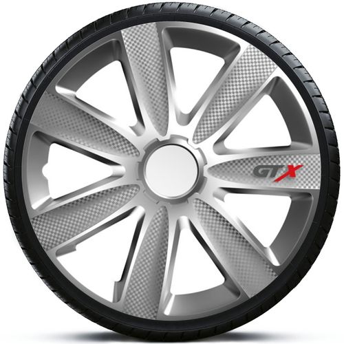 Kołpak 16 cali uniwersalny VERSACO GTX Carbon Srebrny na Arena.pl