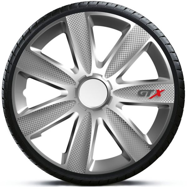 Kołpak 16 cali uniwersalny VERSACO GTX Carbon Srebrny zdjęcie 2