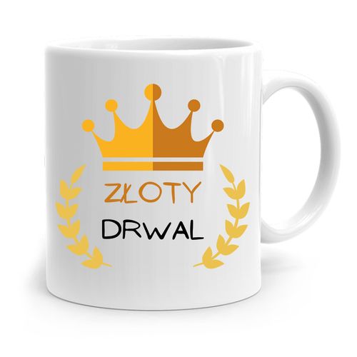 Dla Drwala Kubek Na Prezent Złoty Drwal Z Nadrukiem Ze Zdjęciem na Arena.pl