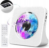 ODTWARZACZ CD NA BIURKO BLUETOOTH, WBUDOWANE GŁOŚNIKI HIFI, DOMOWY AUDIO