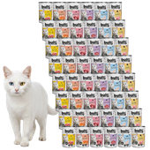 BULTI mokra karma dla kota Mix Smaków puszka 48x400g