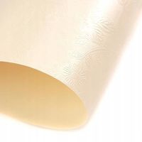 Karton Ozdobny Floral Kremowy 220G/M2 (20) 6379