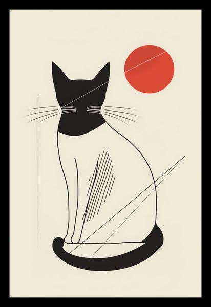 Plakat 20x30cm Czerwony Krąg zdjęcie 2