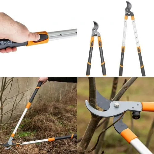 2x SEKATOR DO GAŁĘZI KRZEWÓW PĘDÓW OGRODOWY TELESKOPOWY ZESTAW MAŁY + DUŻY na Arena.pl