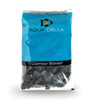 GRAVEL Pebbels Black Żwir czarny Kamienie 2 kg  (10-50mm)